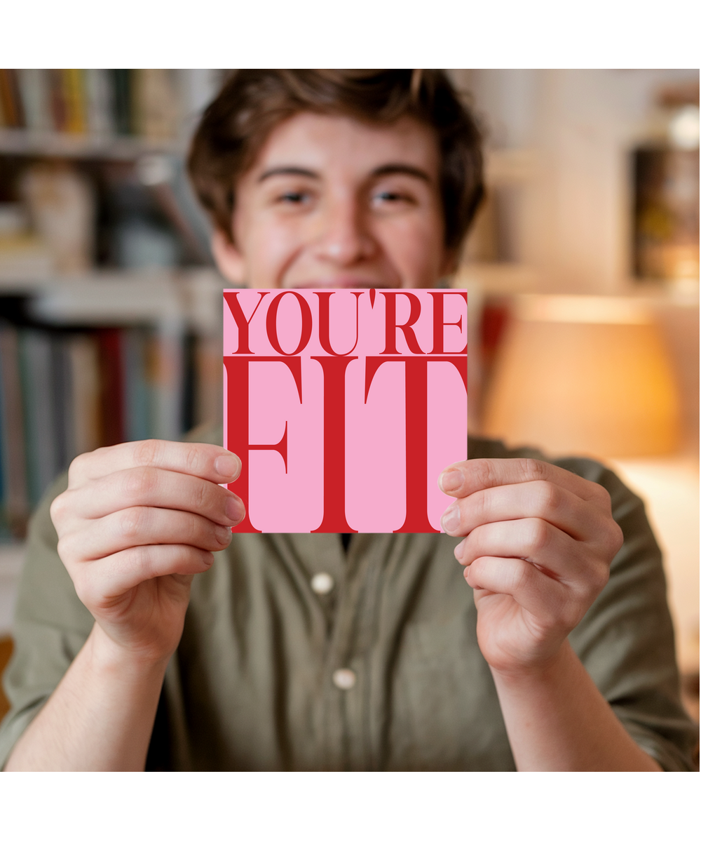 Pink and Red You're Fit