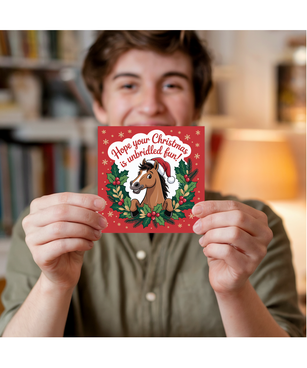 Horse Hope your Christmas is unbridled fun