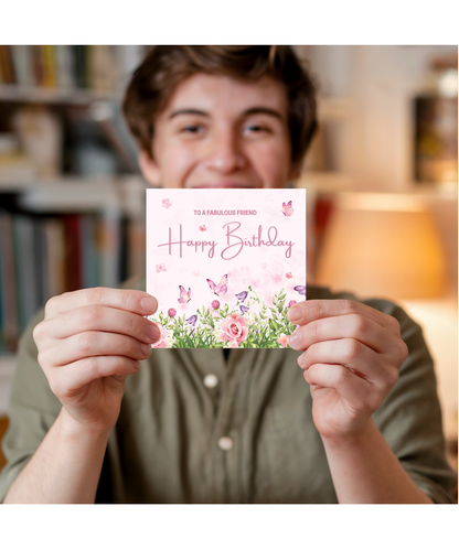 To a fabulous friend, Happy birthday