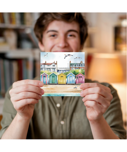 beach huts at the seaside