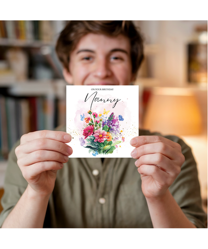 Flowers on your birthday Nanny