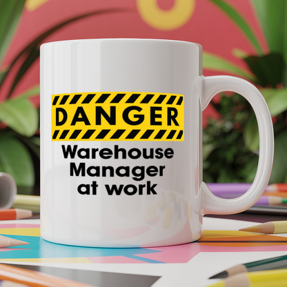 Danger Warehouse Manager at work