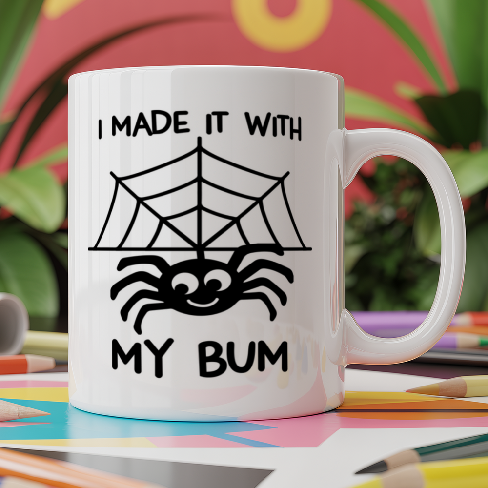 I made it with my bum - Spider web