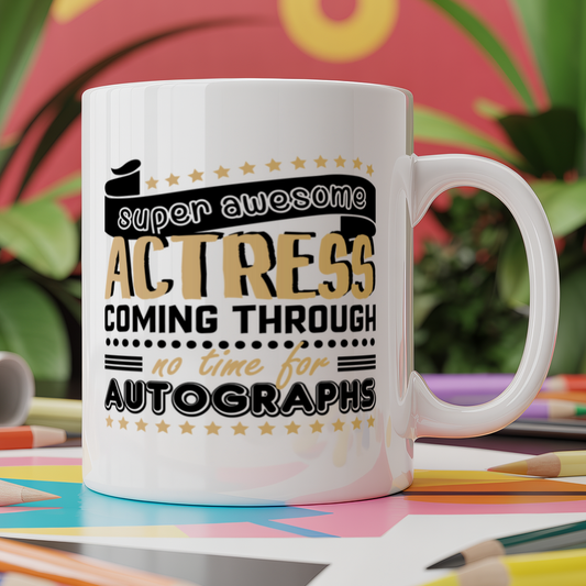 Super Awesome Actress Coming Through No Time For Autographs