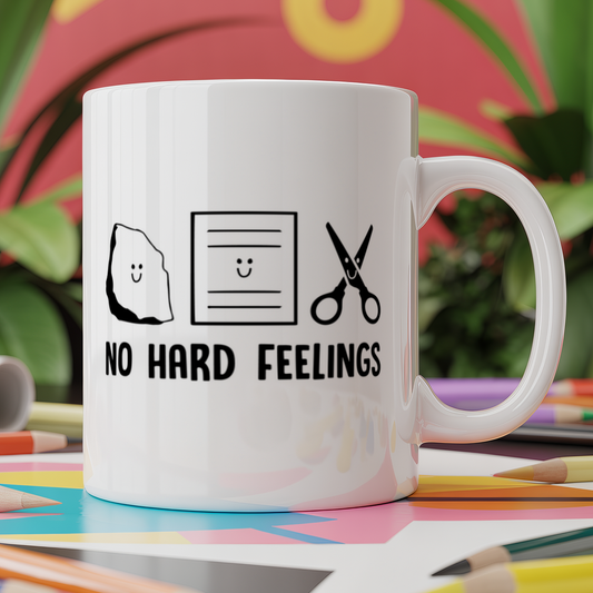 No Hard Feelings rock paper scissors