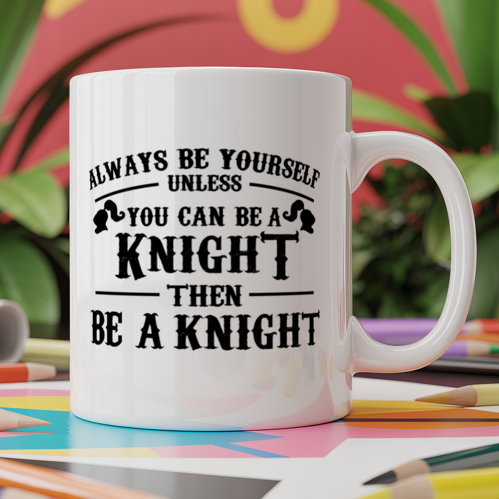 Always be yourself unless you can be a knight then be a knight