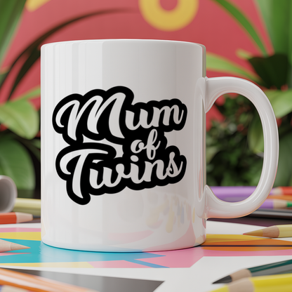 Mum of twins (PRINTED ON AN ANGLE)