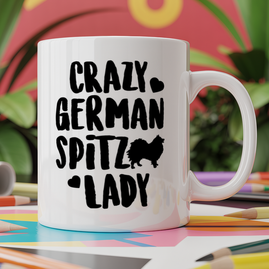 Crazy German Spitz Lady