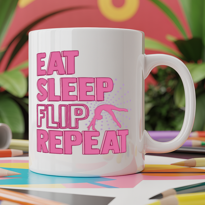 Eat sleep flip Gymnastics Gymnast