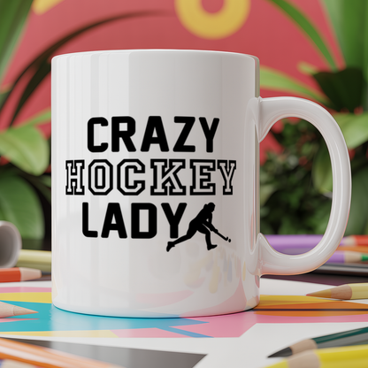 Crazy Hockey Lady