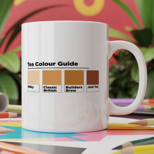 Tea colour guide - Matching chart