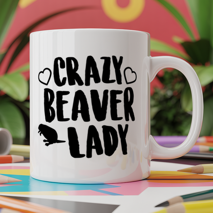 Crazy beaver lady