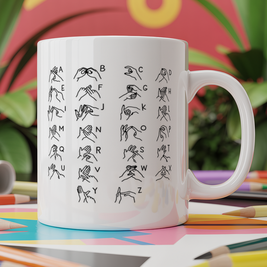 Sign language alphabet British