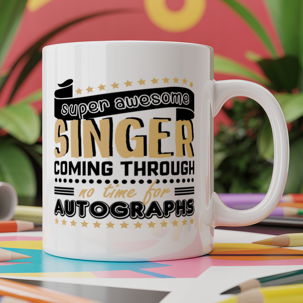 Super Awesome Singer Coming Through No Time For Autographs