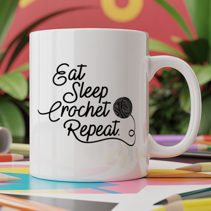 Eat Sleep Crochet Repeat