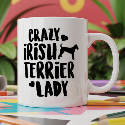 Crazy Irish Terrier Lady