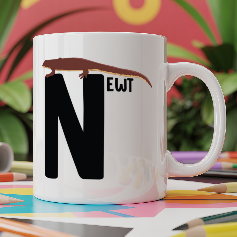 N is for newt alphabet animal