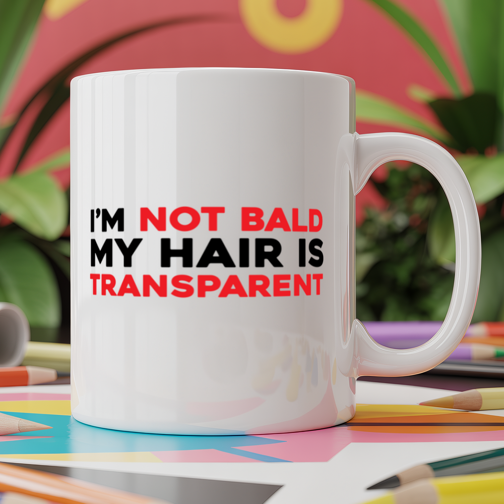 I'm not bald my hair is transparent