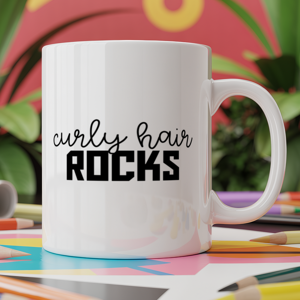 Curly hair rock