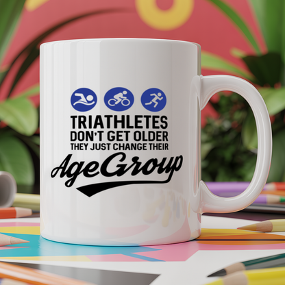 Triathletes don't get older they just change their age group