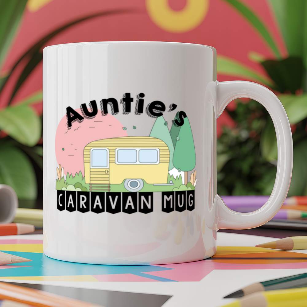 Auntie's Caravan Mug