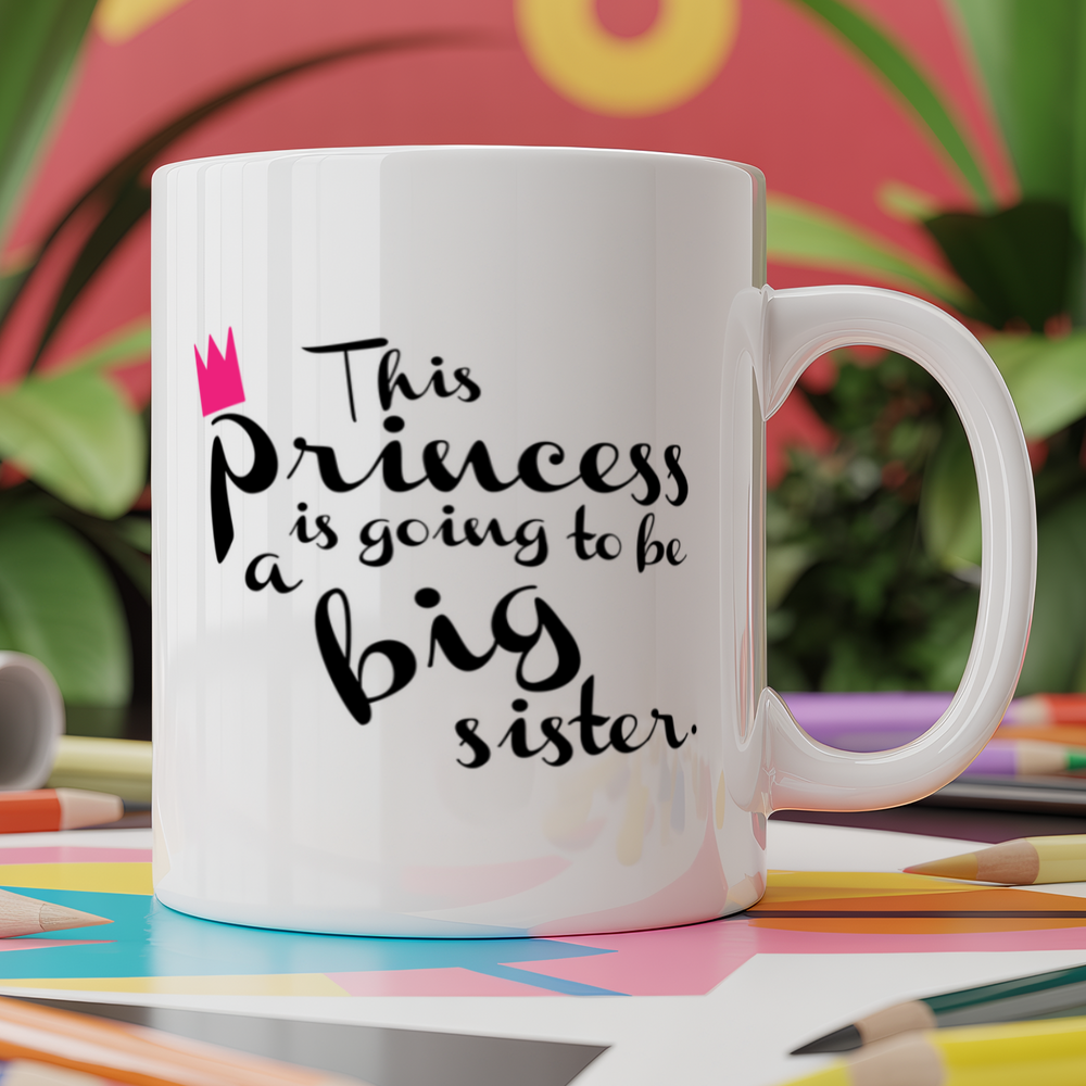 This princess is going to be a big sister