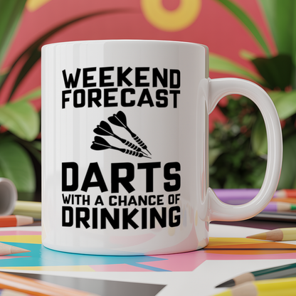 Weekend Forecast Darts with a Chance of Drinking