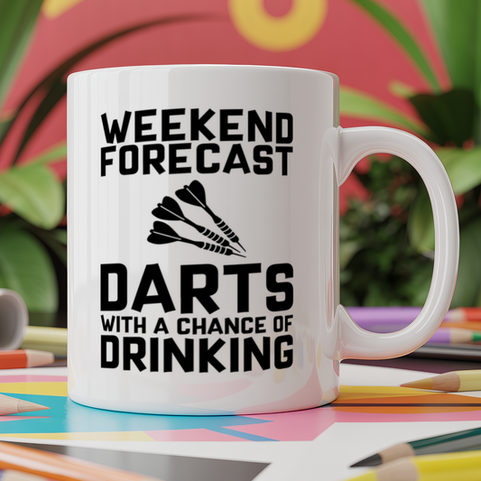 Weekend Forecast Darts with a Chance of Drinking