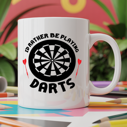 I'd rather be playing darts