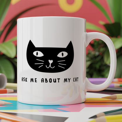Black and white - Ask me about my cat
