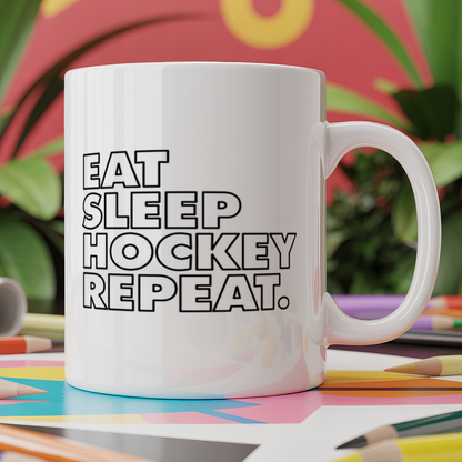 Eat Sleep Hockey Repeat