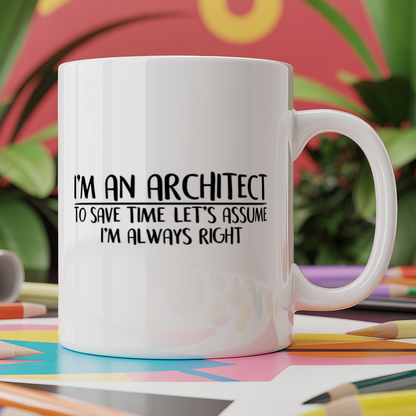 I'm an architect to save time let's assume I'm always right