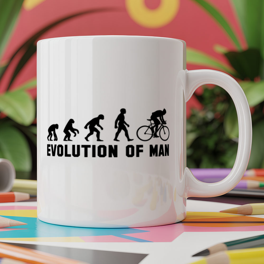 Evolution of Man Cyclist