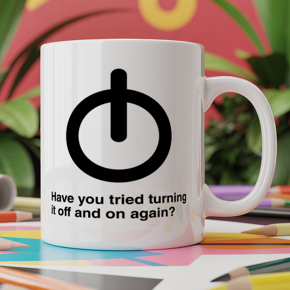 Have you tried turning it off and on again?Power button