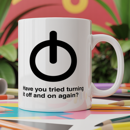 Have you tried turning it off and on again?Power button