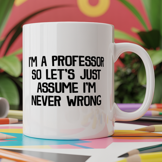 I'm a Professor so Let's Just Assume I'm Never Wrong