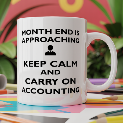 month end is approaching keep calm and carry on accounting