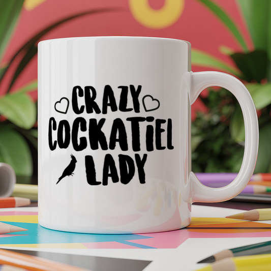 Crazy cockatiel lady