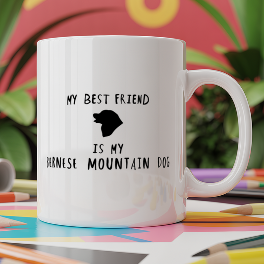 My best friend is my bernese mountain dog