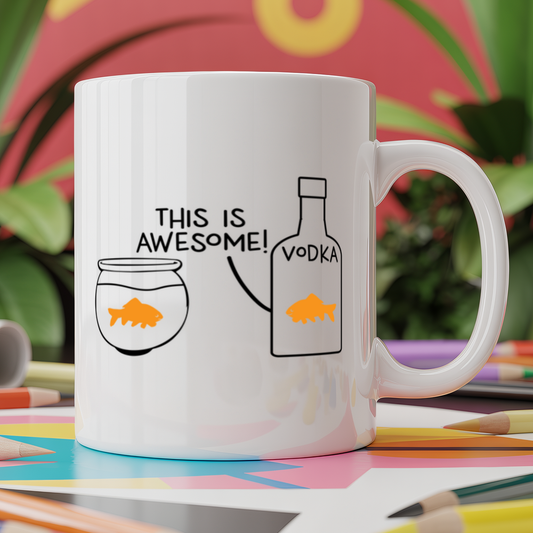 This is awesome! - Goldfish vodka
