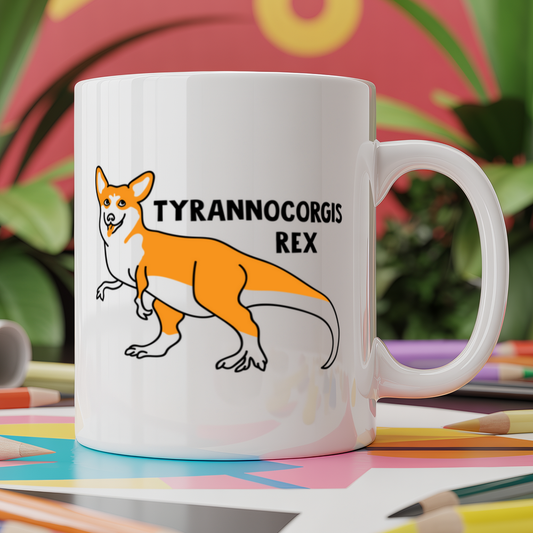 Tyrannocorgis Rex Corgi Dog Dinosaur