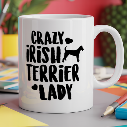 Crazy Irish Terrier Lady