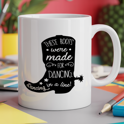 These Boots Were Made For Dancing, Dancing In A Line! Cowboy Boot Silhouette