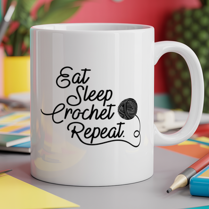 Eat Sleep Crochet Repeat