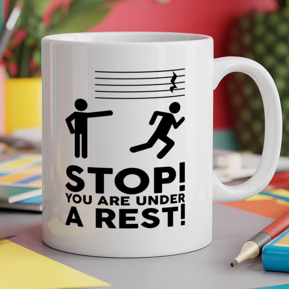 Stop! You are under a rest! - Music note
