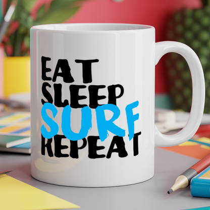 Eat Sleep Surf Repeat Surfing
