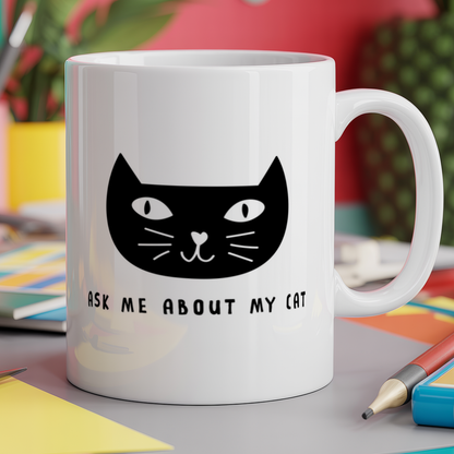 Black and white - Ask me about my cat