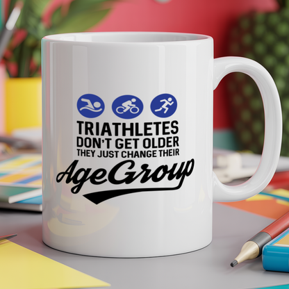 Triathletes don't get older they just change their age group