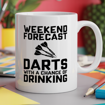 Weekend Forecast Darts with a Chance of Drinking