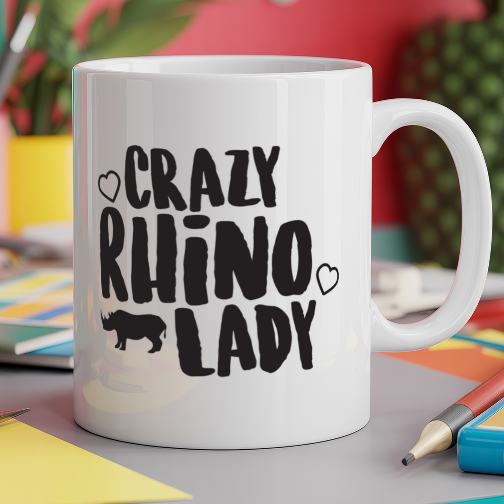 Crazy rhino lady